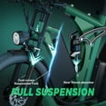 thumbnail image 4 of Fat Tire E-bike 2000W Ebike for Adults, 52V 22.4AH Battery Dual Motor 26" Full Suspension Electric Bicycles 35MPH AWD Mountain E Bike Hydraulic Brakes, 4 of 6