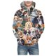 thumbnail image 3 of Sudadera con capucha para hombre y mujer, con estampado 3D de perro divertido, ropa de calle con gráfico de animales, ropa informal de uso diario con capucha para el hogar y bolsillo, 3 of 5