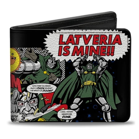 Doctor Doom- Latveria is Mine!! Comic Book Bi-fold Wallet