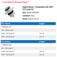 thumbnail image 2 of Engine Mount - Compatible with 2007 - 2015 Audi Q7 2008 2009 2010 2011 2012 2013 2014, 2 of 2
