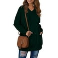 thumbnail image 3 of Fantaslook V Neck Sweatshirts for Women Casual Long Sleeve Tops Oversized Sweatshirt With Pockets, 3 of 8