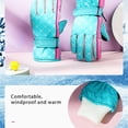 thumbnail image 2 of Winter Gloves for Age 5-9 Years Old Kids Boys Girls Snow Windproof Mittens Outdoor Sports Skiing, 2 of 6