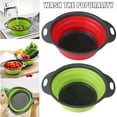 thumbnail image 3 of CAROOTU Collapsible Colander Food-Grade Silicone kitchen Strainer Space-Saver Folding Strainer Colander, 3 of 6