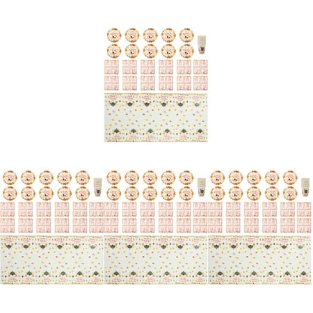 

BESTONZON 4 Sets of Thanksgiving Dinnerware Kit Decorative Thanksgiving Tableware Party Dinnerware