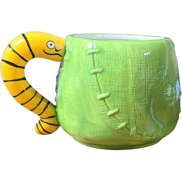 Dr Seuss The Grinch Head Shaped Coffee Mug Novelty Mugs Green Tea Cup Xmas  Gift