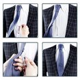 thumbnail image 4 of Men Tie Tack Fashion Rudder Rhinestone Tie Tack Back Tie Tack Clutch with Chain, 4 of 5