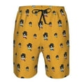 thumbnail image 4 of Kdxio Cute Dog Pattern Mens Casual Shorts - Drawstring Summer Beach Sports Shorts for Men, 4 of 9