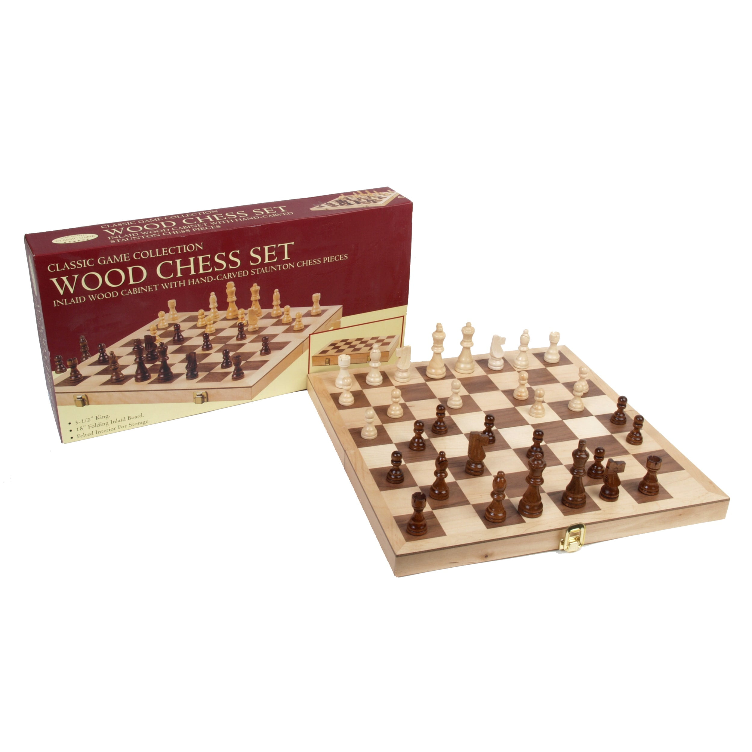 Fischer-Spassky Commemorative Chess Set with Ebony & Boxwood Pieces - 3.75  King - The Chess Store