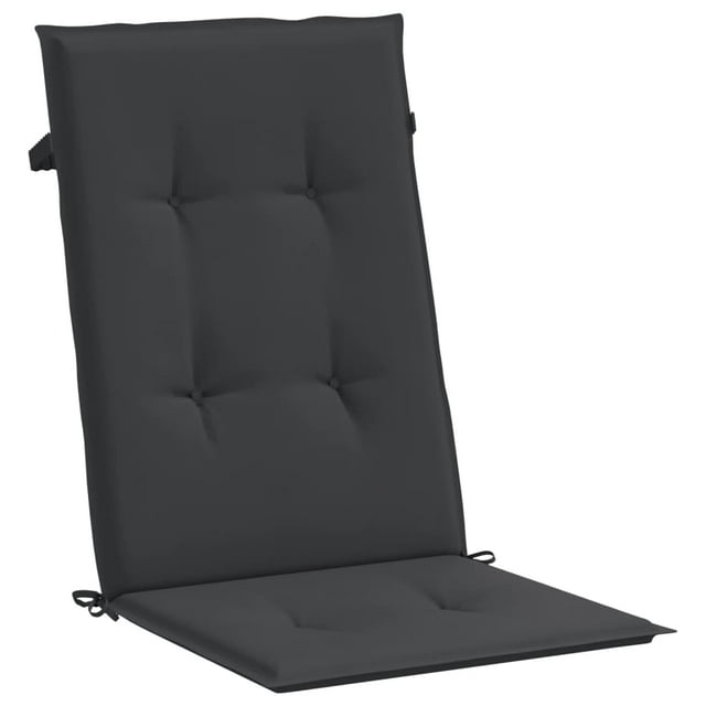 Cojines para Sillas de Jardín Casafoyer Negro 47.2x19.7x1.6 cm 4 unidades