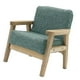 thumbnail image 4 of 1/12 Mini Sofá Individual Mobiliario de Habitación Accesorios Decorativo para Casa de Gris Hugo Sillón de casa de muñecas, 4 of 7
