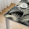 thumbnail image 5 of Awypu Palm Leaves with Lush Branches and Leaves Square Tablecloth Great for Home Kitchen/Parties/Holiday Dinner 100% Polyester Fiber 46*46, 5 of 8