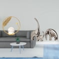 thumbnail image 2 of Estatua de bola de cristal,Estatuas de bolas de cristal para decoración del hogar,escritorio interior,Escultura de bola de cristal Figura de hierro Decoración,Estatua de elefante,Estatuas de, 2 of 8