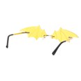 thumbnail image 2 of Sonducket Gafas de sol Gafas unisex interesantes Estilo novedoso Suministro de maquillaje Rojo Cadenas y cordones para anteojos Amarillo, 2 of 6