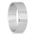 thumbnail image 2 of SZUL Women's 6mm Flat Comfort Fit Wedding Band in 10k White Gold, 2 of 4