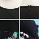 thumbnail image 4 of Vestido de fiesta de Halloween y Navidad para mujer, manga larga, corte A, falda grande, vestido de cóctel, festival, carnaval y vestido con cinturón de lazo, 4 of 5