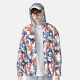 thumbnail image 3 of Haiem Red Lobster UPF 50+ Fishing Shirts for Men Long Sleeve UV Sun Protection Hoodie Non-Mask Outdoor Hiking Shirts, 3 of 8