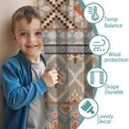 thumbnail image 3 of Blackout Kids Curtains,Boho Bohemia Geometric Line Art Childrens Insulated Curtains Set Of 2,Bedroom Essentials,Toddler Room Decor 52"x63"(132x160cm), 3 of 4