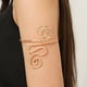 thumbnail image 3 of Brazalete de brazo Perfecl bohemio ajustable de metal para mujer, 3 of 9