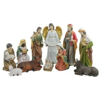 Northlight Christmas Nativity Figurines Set - 19.5” - 11-Piece