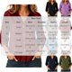 thumbnail image 3 of Neewe Cotton Linen Cardigan for Women Plain Lightweight Trendy Long Sleeve Lapel Collar Button Down Blouse Top, 3 of 6