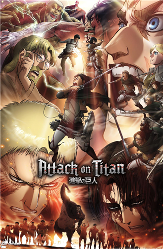Attack On Titan Season 3 Key Art Wall Poster 22 375 X 34 Walmart Com