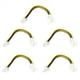thumbnail image 1 of 5 Pieza 20Cm 4Pines Energía ATX 4 Pin Macho una Hembra PC CPU Fuente de Alimentación Cable de Extensión 4Pin Conector Adaptador para Placa Base, 1 of 5