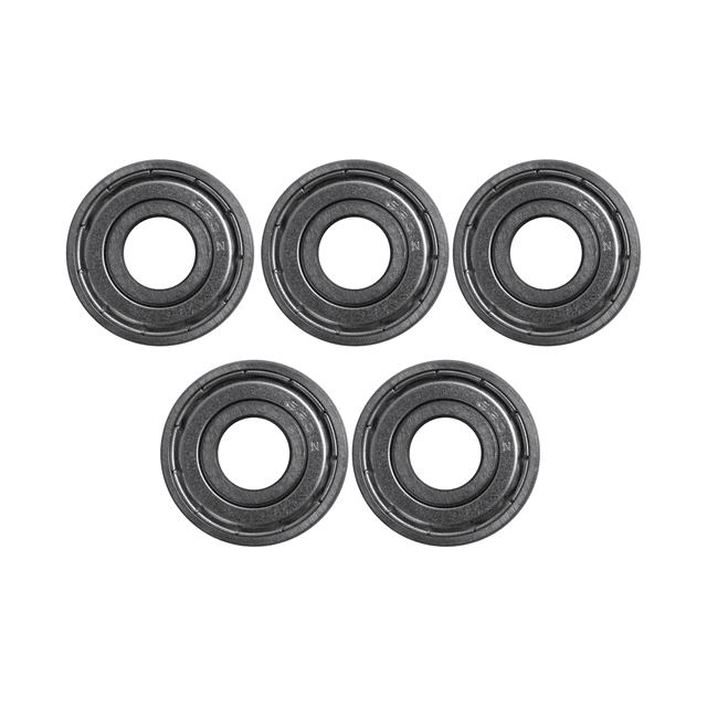 5X 6201Z Roulements à Billes à Gorge Profonde en Métal, Mesurant 12 x 32 x 10 mm, Présentés dans une Conception Scellée. Convient aux Bicyclettes, aux Machines Industrielles et aux Roulements de Roues, Ces Roulements Argentés Offrent un coefficient de friction Plus Bas pour Réduire les Vibrations et le Bruit. l'Ensemble Comprend Cinq Roulements.