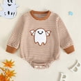 thumbnail image 2 of Gibobby Baby Cotton Fooltess Pajamas with Mitten, Infant Romper Zip Up One Piece Jumpsuits Outfit,Orange,12-18 M, 2 of 4
