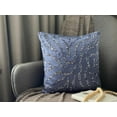 thumbnail image 2 of The HomeCentric Cushion Cover For Sofa Midnight Blue Pillow Shams Sequins Abstract Sparkly Glitter Pillow Shams Pack of 2 24x24 inch (60x60 cm) Pillow Sham Taffeta Pillow Sham Striped - Whirlpool, 2 of 9