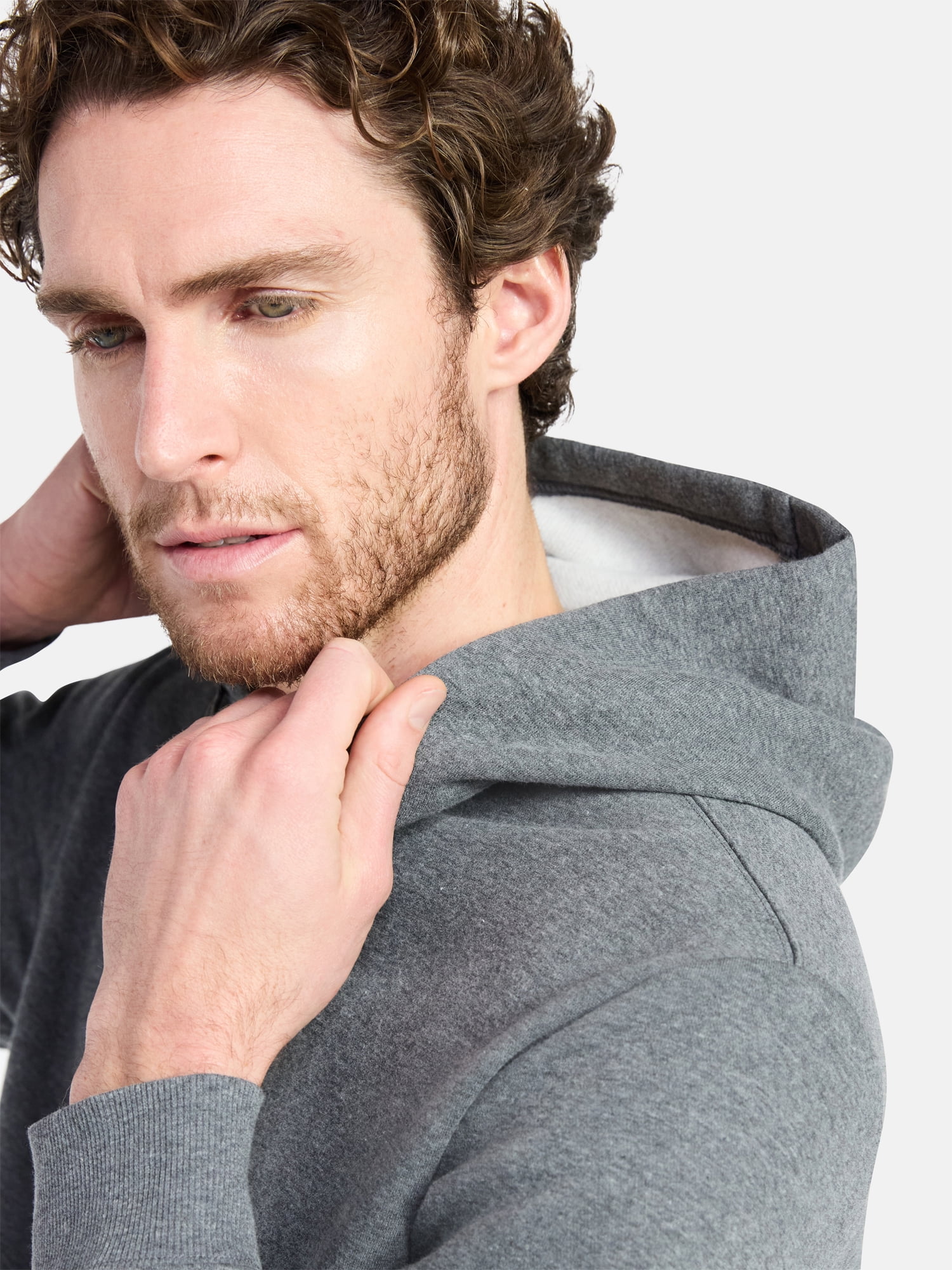 Athletic Works Men's & Big & Tall Men's Fleece Hoodie Sweatshirt, Sizes XS-4XLT