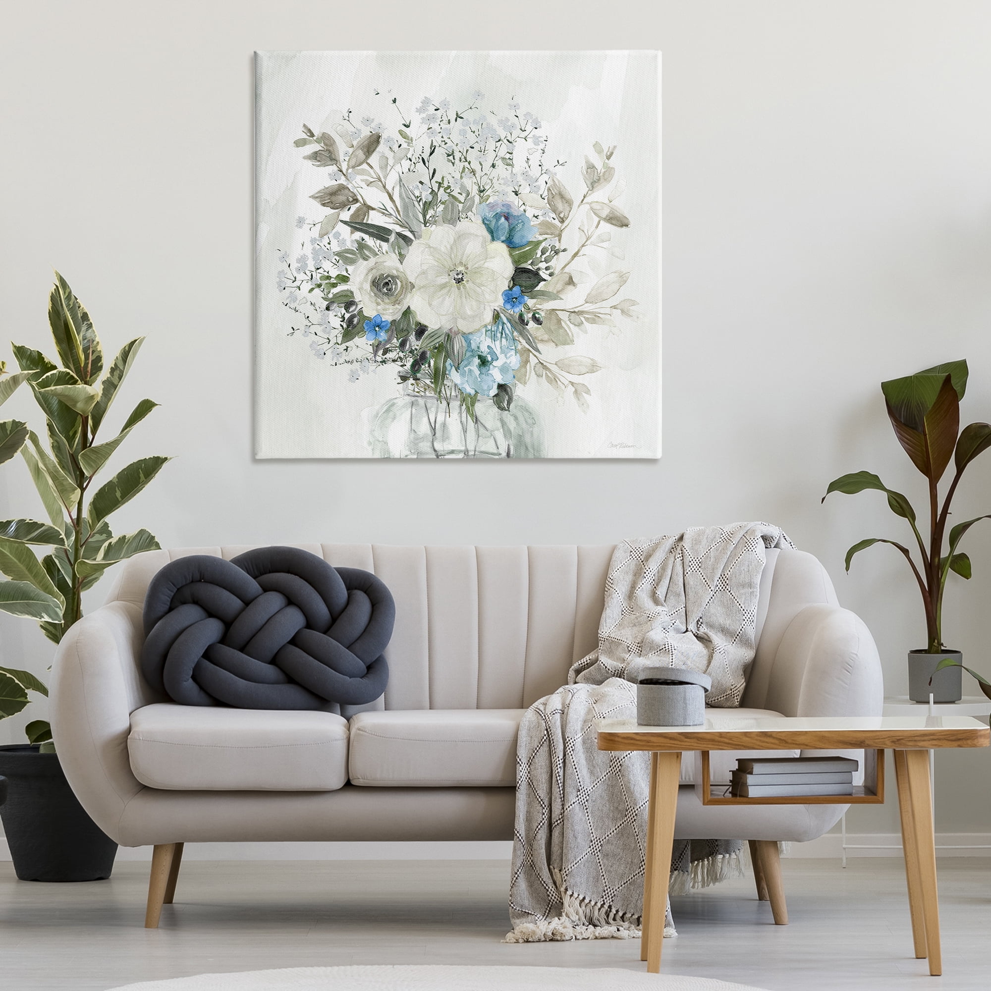 Stupell Industries Bundle of Country Florals Plants & Flowers Painting Wrapped Canvas Art Print Wall Art, 36 x 36
