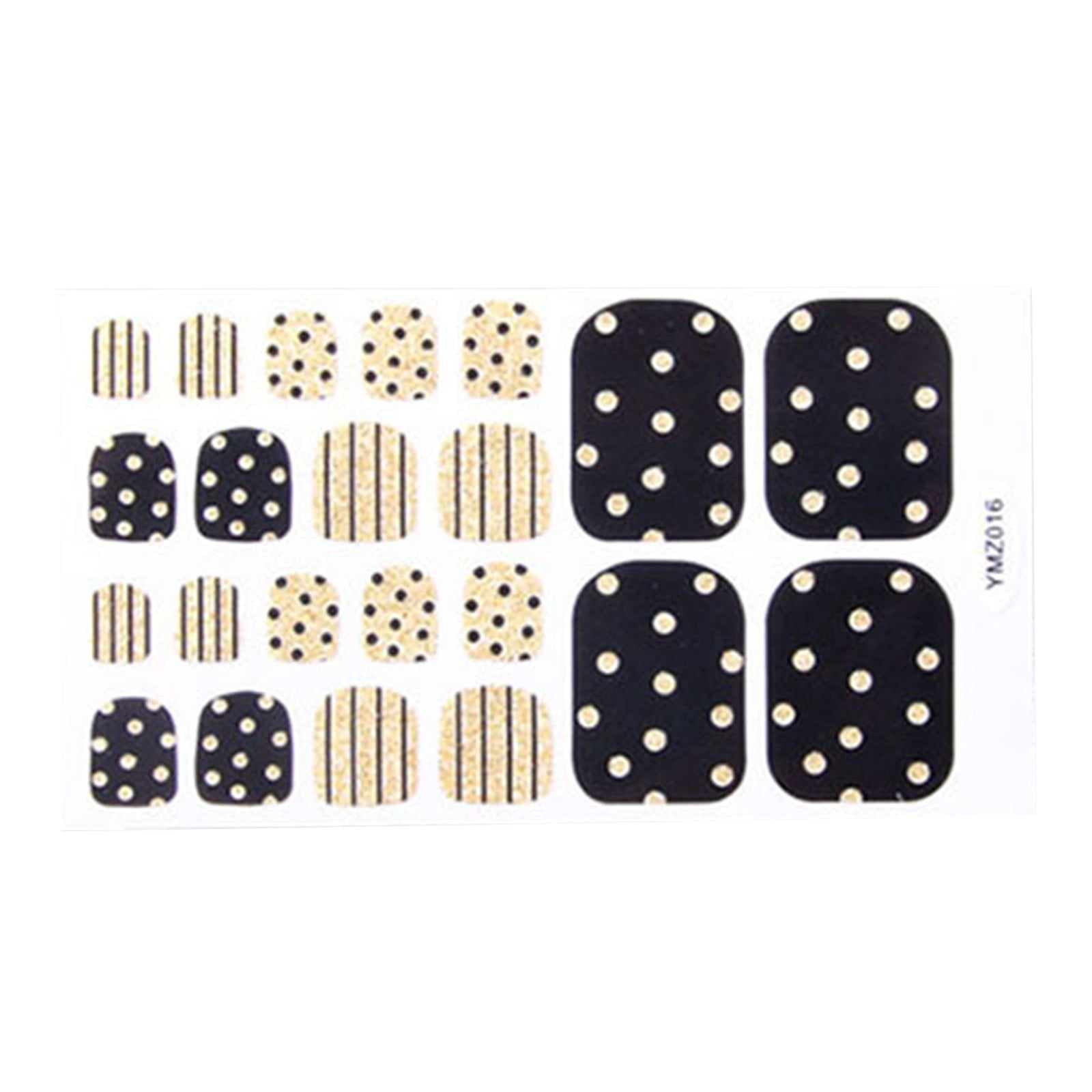 Jpgif DIY Toe Nail Stickers Full Wraps Nail Polish Stickers Nail