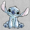 thumbnail image 2 of Women's Lilo & Stitch Sketch Stitch Graphic Tee Athletic Heather 2X Large, 2 of 4
