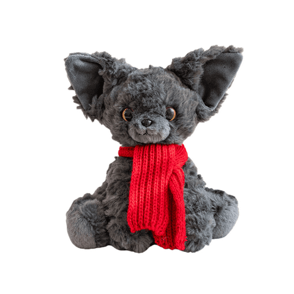 Mini Devon Cat Plush Toy, Palm-Sized Sitting Cat Stuffed Doll, Soft Cute Mini Plush Figure for Desk Decor, Collectible Animal Plush Gift