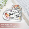 thumbnail image 5 of Heart Shaped Acrylic Memorial Decoration 3.9X3.9 Inch Keepsake Ornament for Lost Mother or Loved One Sentimental Bereavement Tabletop Decor Sign Sympathy Gift for Grieving Families, 5 of 5
