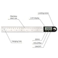 thumbnail image 2 of 200mm Digital Protractor Inclinometer Electronic Angle Gauge Stainless Steel Angle Ruler Goniometer Electronic Protractor ,Woodworking Protractor, 2 of 5
