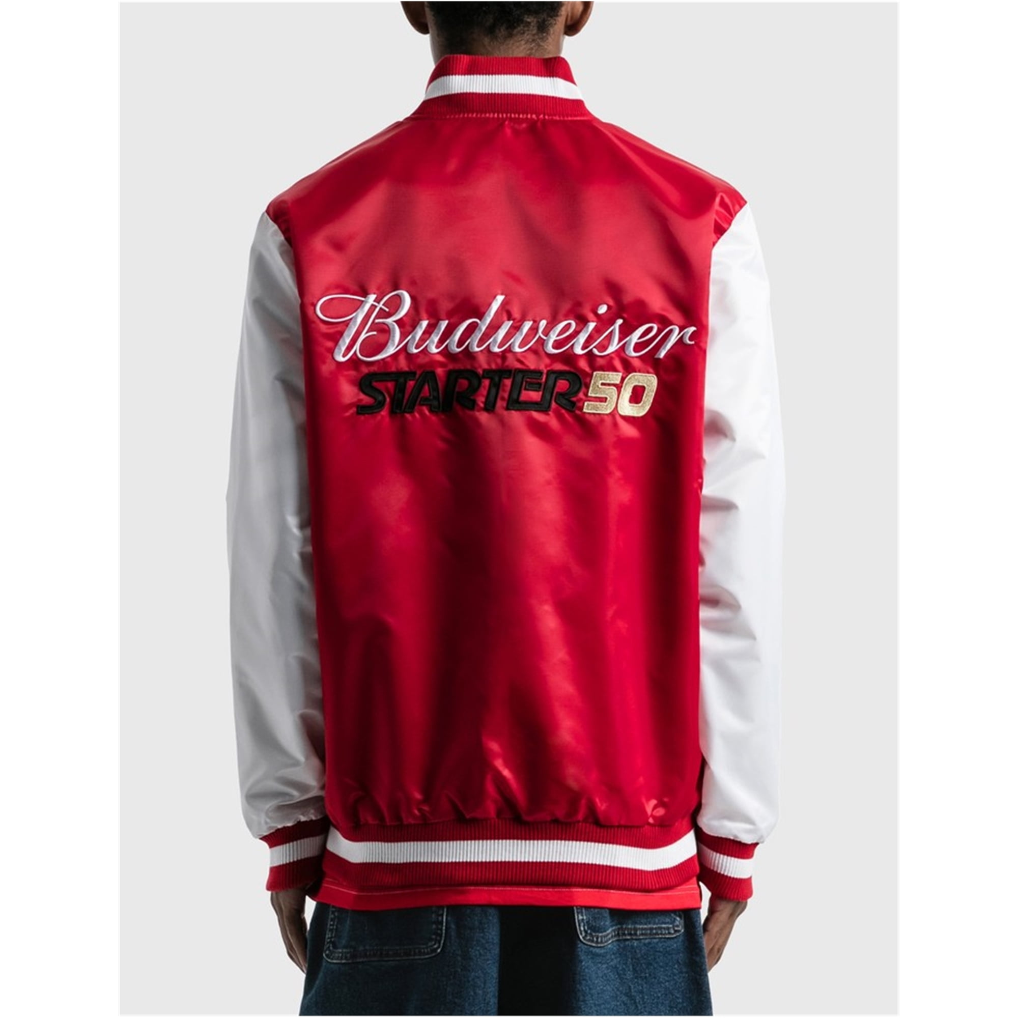 Budweiser varsity jacket hot sale