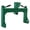 Green, variant on 3 Point Quick Hitch for Tractors, Category 1 & 2, 3000LB Capacity, 2 Receivers, 5-Level Adjustable Hook, Fits 3 Point Hitch Attachments, Fits Implements, Heavy Duty Hitch System