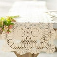 thumbnail image 4 of Fennco Styles Handmade Crochet Lace 100% Cotton Table Linen, 4 of 15