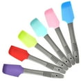 thumbnail image 4 of serony Silicone Cake Spatula Heat-Resistant Cream Rubber Scraper Non-stick Kitchen Utensil for Mixing Baking, Red, 4 of 8