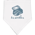 thumbnail image 2 of Inktastic Les Sardines Maritime Fish Baby Bandana Bib, 2 of 4