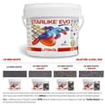 thumbnail image 3 of Starlike EVO Classic Collection Epoxy Tile Grout - Nero Grafite FETI1011, 2.5 kg/5.5 lbs Indoor/Outdoor Tile Adhesive and Two-Part Epoxy Grout for Shower, Pool, Bathroom, or Kitchen Walls or Floors, 3 of 12