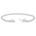thumbnail image 5 of SZUL Women's 2 Carat TW Diamond Tennis Bracelet in 14K White Gold, 5 of 6