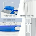 Auertech Portable Washing Machine 28lbs Mini Twin Tub SemiAutomatic Washer Spinner Combo with
