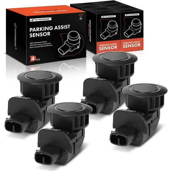 A-Premium 4-PC Bumper Reverse Backup Parking Assist Sensor Compatible with Select Lexus Models - LS430 2001 2002 2003 2004 2005 2006, Replace# 89341-50050, 89341-50040
