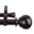 thumbnail image 2 of Plaid 1" Double Curtain Rod 160-240 inch - Bronze, 2 of 2