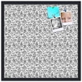 thumbnail image 2 of PinPix 24x24 Custom Cork Bulletin Board Floral Black Roses Poster Board Has a Fabric Style Canvas Finish, Framed in Floral Black Roses, by ArtToFrames (PinPix-165), 2 of 6