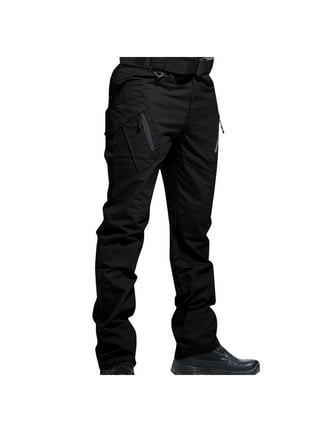 BSDHBS Cargo Pants for Men Wear Trousers Work Pants 6 Full Men's Cargo  Cargo Pocket Men's Pants Black Size L