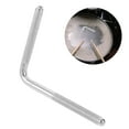 thumbnail image 2 of KAKOWELY cowbell rods Metal L-Shaped Cowbell Arm For Drum Kit Drum Music Instrument Part Cowbell Bracket Extension Rod Accessory Drum Kit Attachment Bracket Arm Fitting, 2 of 4