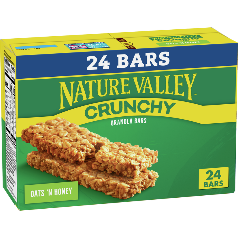 Nature Valley Granola Bars Crunchy Oats N Honey 17 Oz Walmart Com Walmart Com